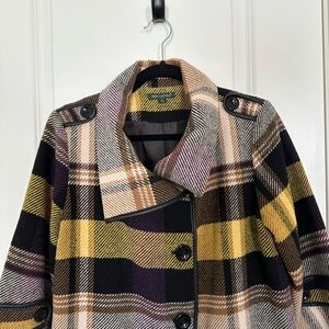 For Cynthia Multicolor Plaid Jacket